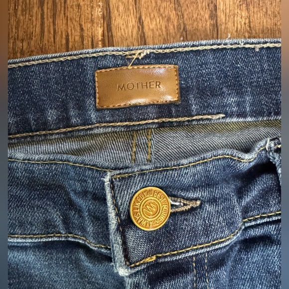 MOTHER The Scrapper Cuff Ankle Fray Jeans – Size 29 - Picture 3 of 11